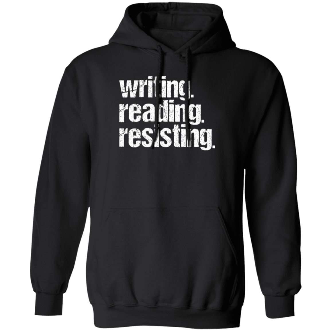 Writing, Reading, Resisting Distressed Unisex Hoodie