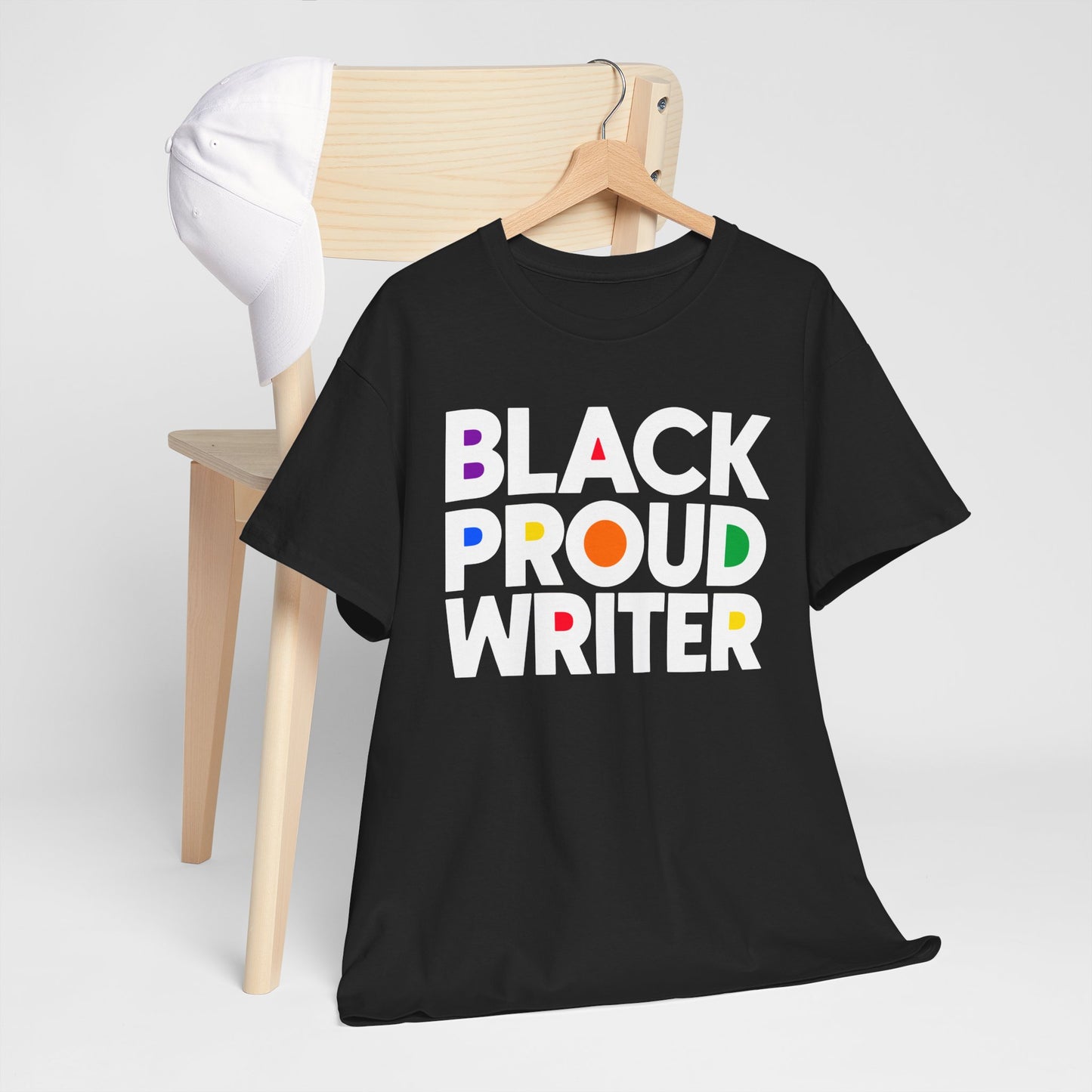 Black Proud Writer Bold Unisex Tee