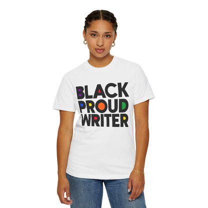 Black Proud Writer Bold Unisex Tee