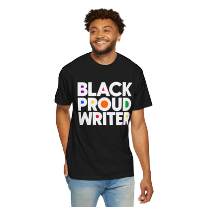 Black Proud Writer Bold Unisex Tee