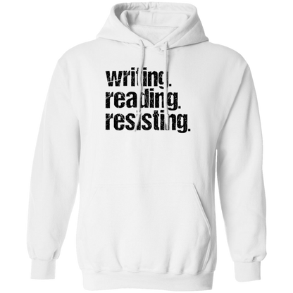 Writing, Reading, Resisting Distressed Unisex Hoodie