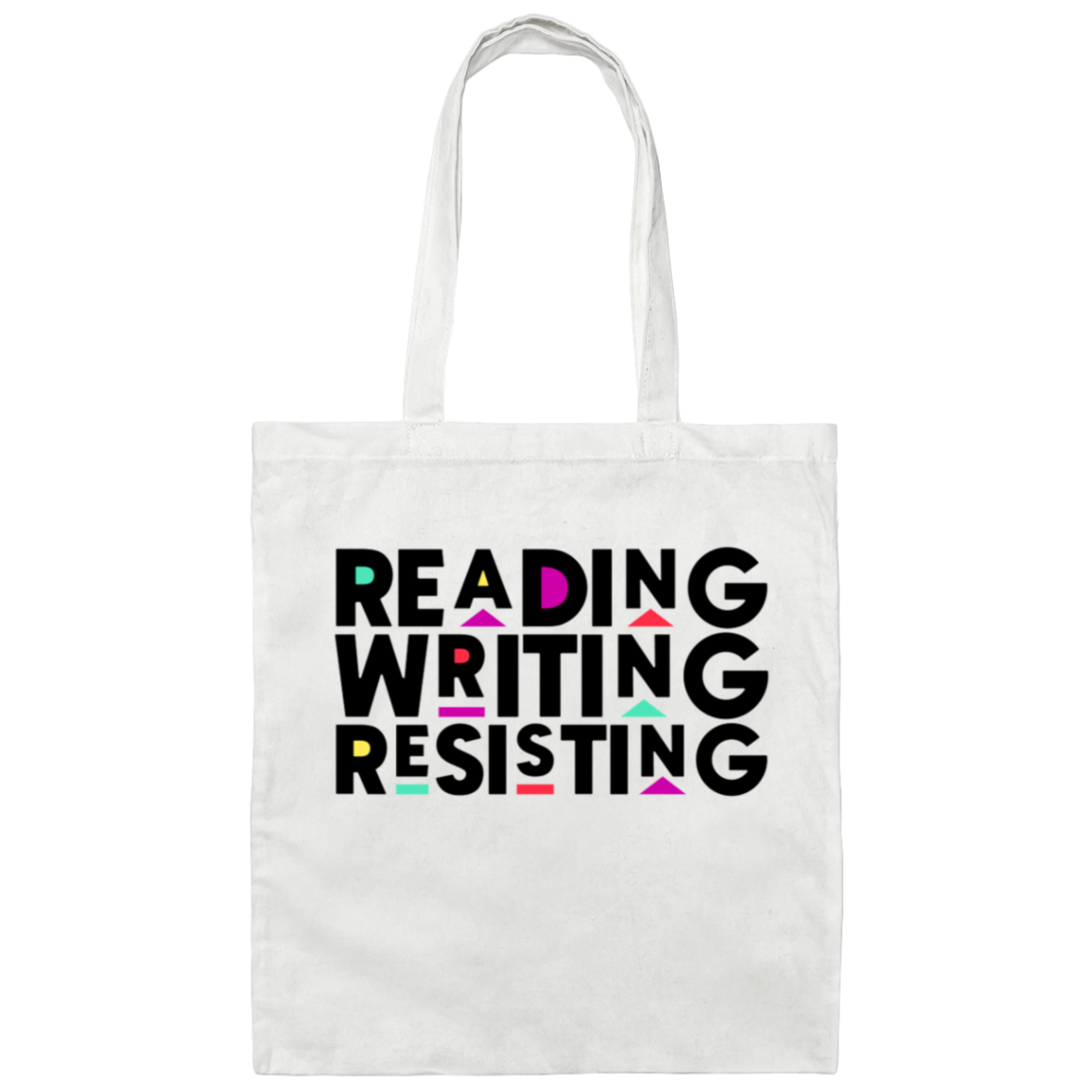 Reading, Writing, Resisting Tote Bag (Martin Sitcom Themed)
