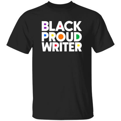 Black Proud Writer Bold Unisex Tee