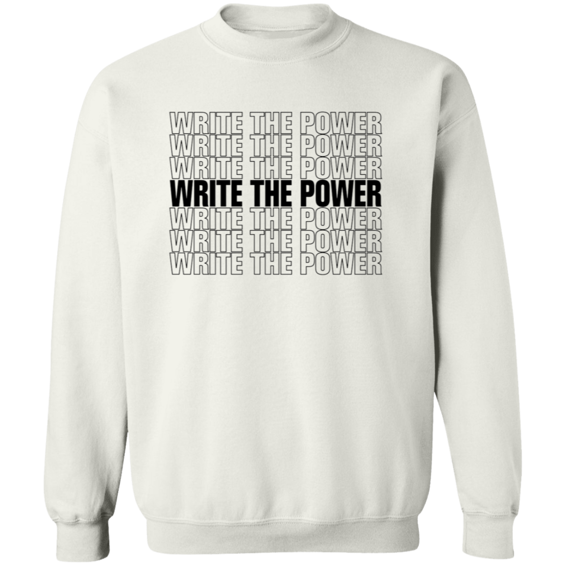 Public Enemy Inspired "Write the Power" Unisex Sweatshirt