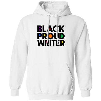 Black Proud Writer Bold Unisex Hoodie