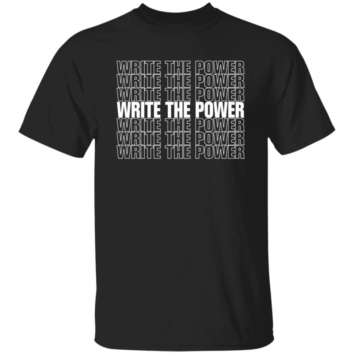 Public Enemy Inspired "Write the Power" Unisex Tee