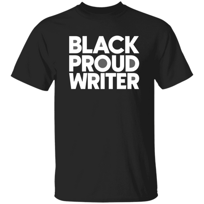 Black Proud Writer Unisex Tee (Black & White)